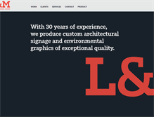 Tablet Screenshot of lmsigns.com